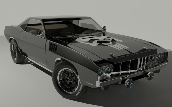 barracuda plymouth hemi 3d model - Plymouth Barracuda hemi by ngluvakov